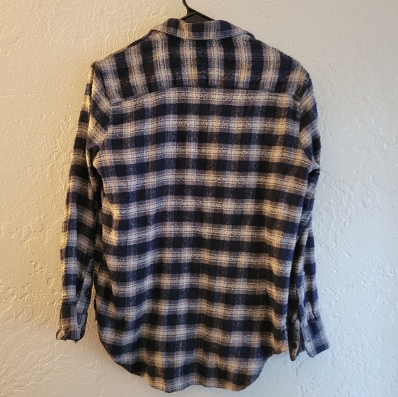 Madewell Plaid Andover Flannel Size Small - Picture 3 of 5